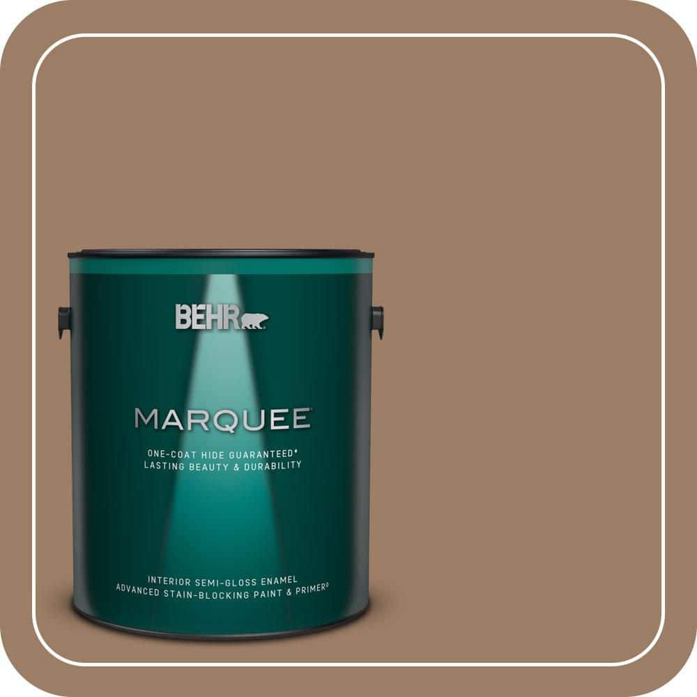 BEHR MARQUEE 1 gal. #MQ2-19 Home Sweet Home One-Coat Hide Semi-Gloss Enamel Interior Paint & Primer