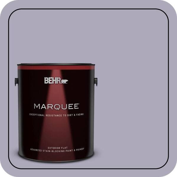 BEHR MARQUEE 1 gal. #650E-3 Plum Blossom Flat Exterior Paint & Primer (2)