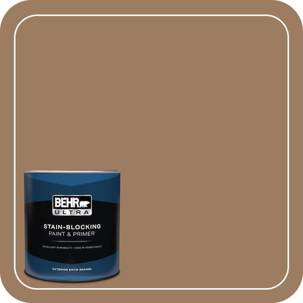 BEHR PREMIUM PLUS #BXC-08 Safari Brown Enamel & Primer Color Sample (3)