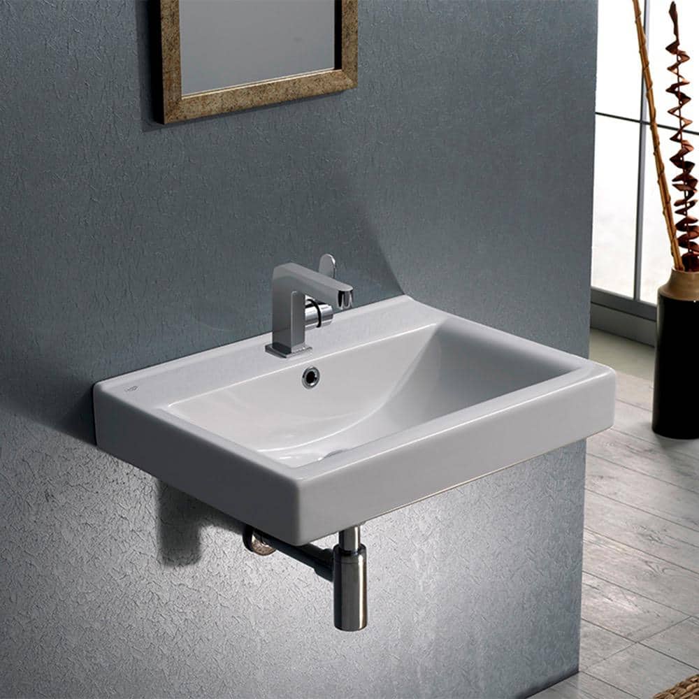 Nameeks Mona Wall Mounted Bathroom Sink in White (3)