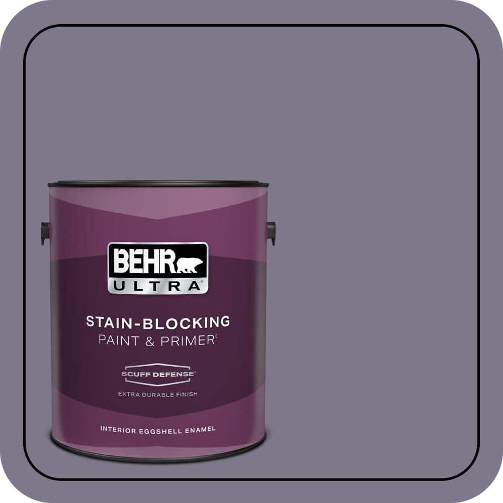 BEHR ULTRA 1 gal. #N560-5 Solitaire Extra Durable Eggshell Enamel Interior Paint & Primer