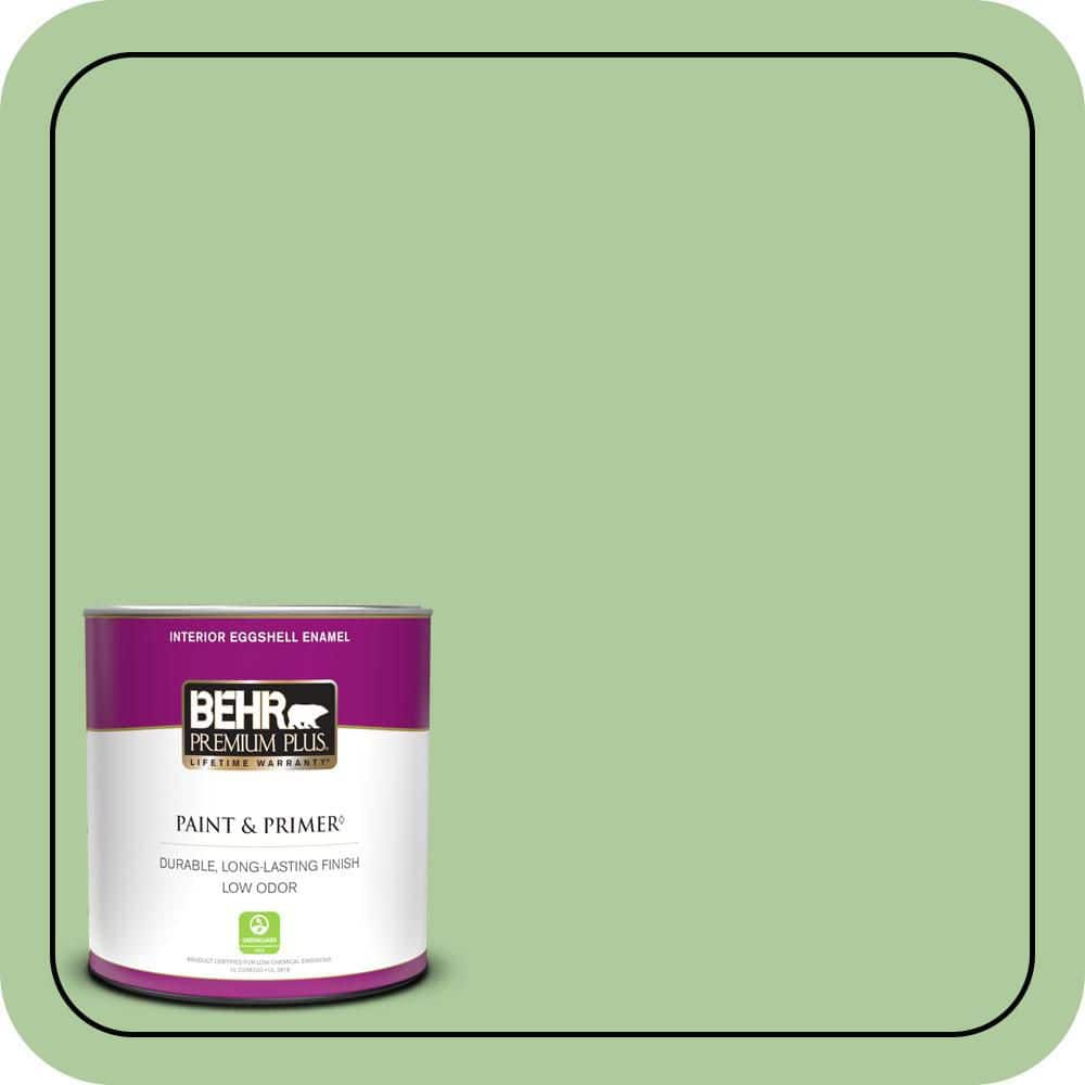 BEHR PREMIUM PLUS #440D-4 Desert Cactus Enamel Low Odor & Primer