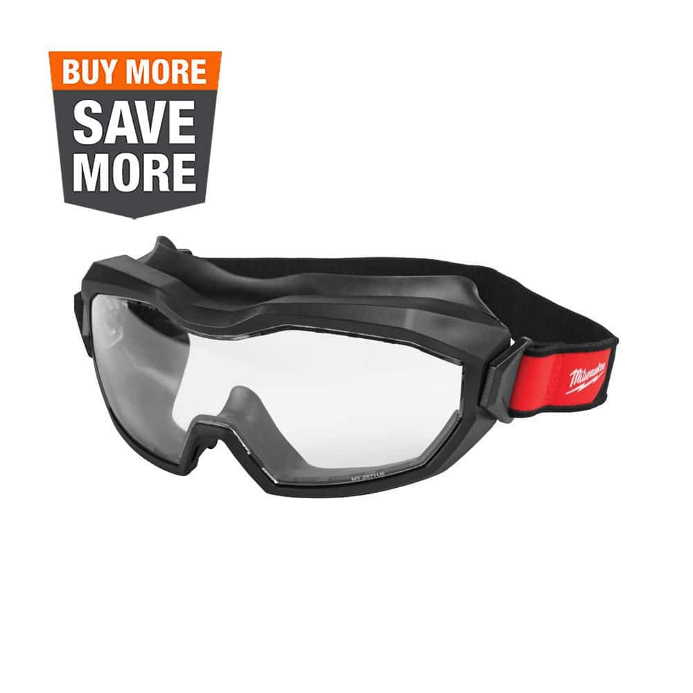 Milwaukee Clear Dual Coat Len's Vented Goggles