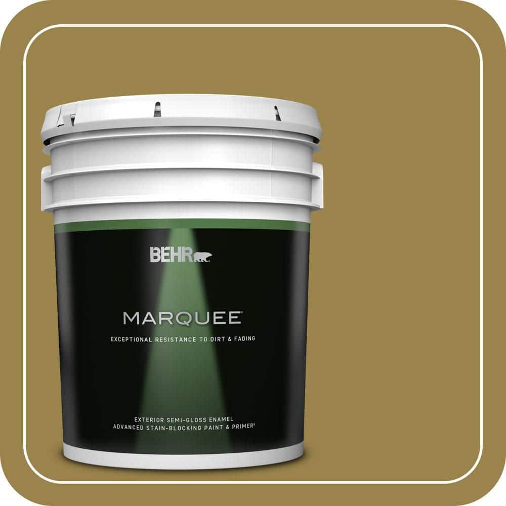 BEHR MARQUEE 5 gal. #T11-17 Wishing Troll Semi-Gloss Enamel Exterior Paint & Primer