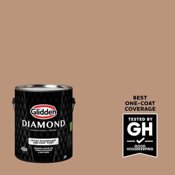 Glidden Diamond 1 gal. Cool Clay PPG1071-5 Satin Interior Paint with Primer (2)