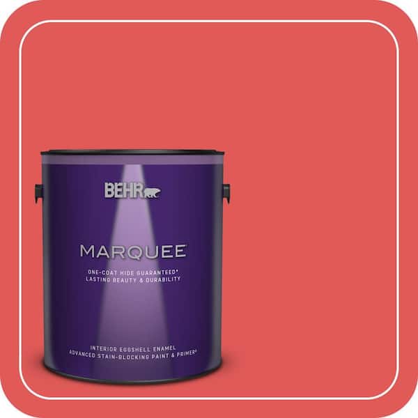 BEHR PREMIUM PLUS #150B-6 Firecracker Flat Low Odor & Primer (3)