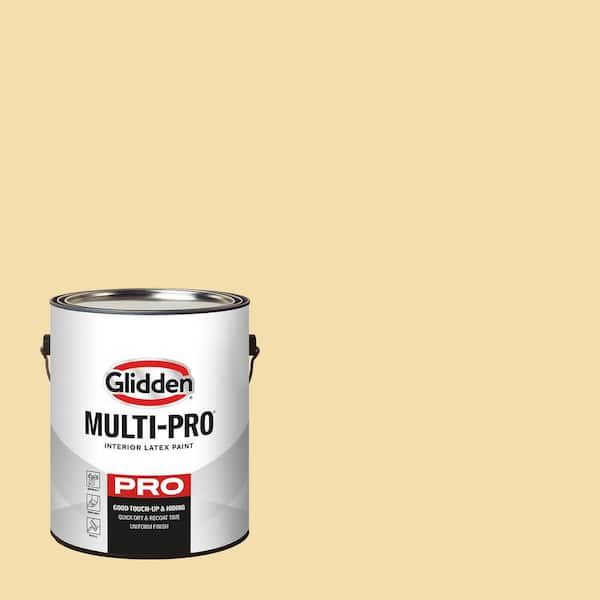 Glidden Multi-Pro 1 gal. PPG1209-3 Dusty Yellow Ultra Flat Interior Paint (2)