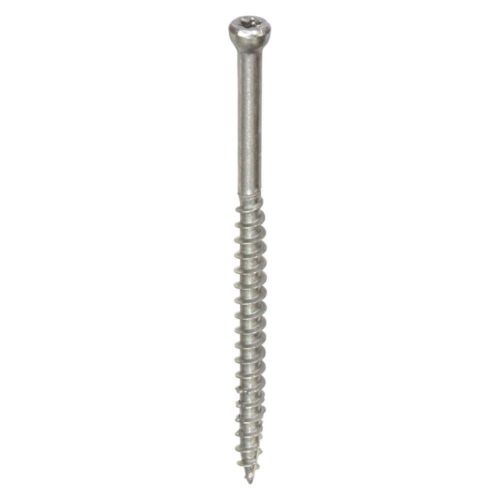 GRK Fasteners #8 x 3-1/8 in. Pheinox Stainless Steel Star Drive Trim Head Fin/Trim Finishing Screw (385-Pack) (2)