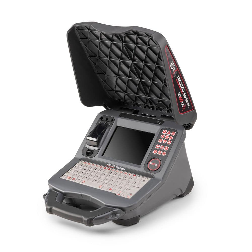 RIDGID SeeSnake CS65XR Digital Recording/Reporting Monitor Kit for Sewer/Drain/Pipe Inspection (Monitor+2 18V Battery+ Charger) (3)