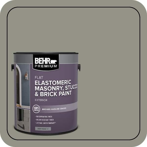 BEHR PREMIUM 5 gal. #MS-59 Casting Shadow Elastomeric Masonry, Stucco and Brick Exterior Paint (3)