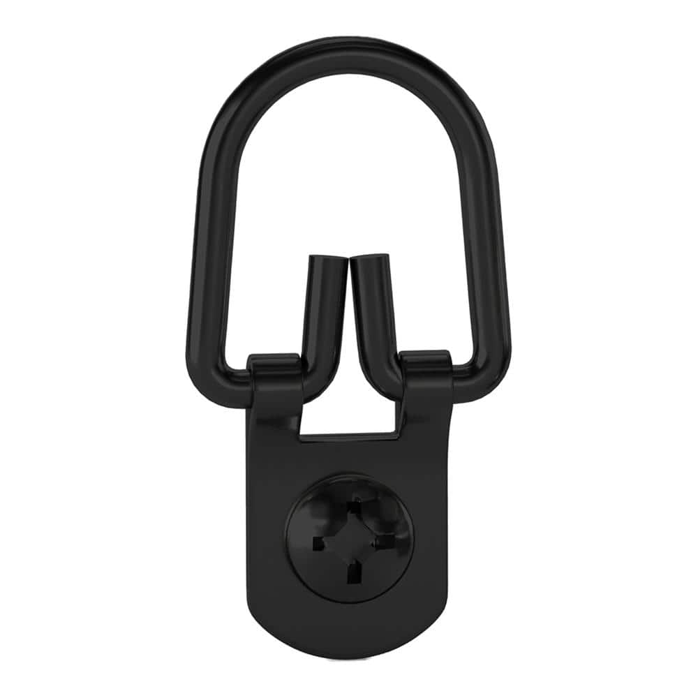 OOK 3-Piece Black Plated Steel Small Conventional D-Ring (1)