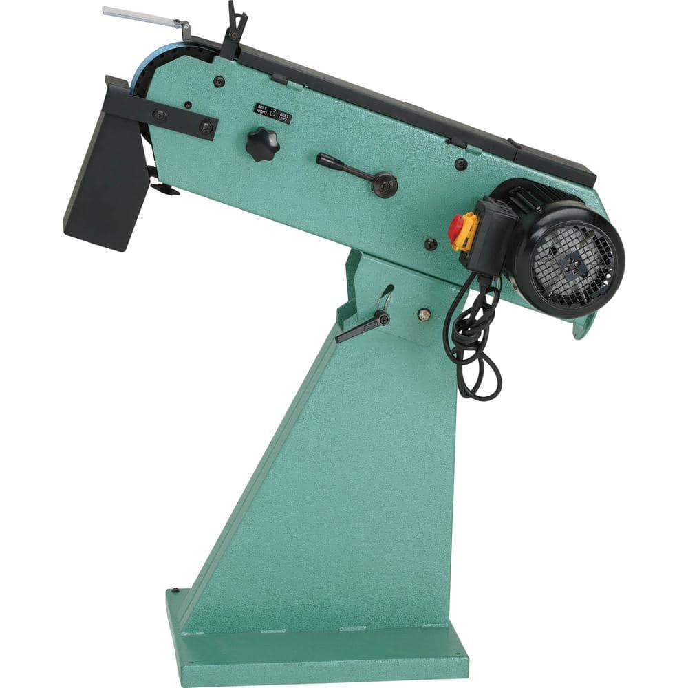 Grizzly Industrial 3 in. x 79 in. 2-Wheel Metal Belt Grinder/Sander (2)
