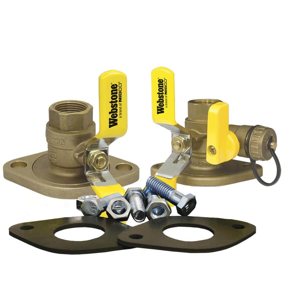 Webstone, a brand of NIBCO 3/4 in. FIP Isolator Circulator Pump Installation Kit with Rotating Flange in Bronze Lead Free