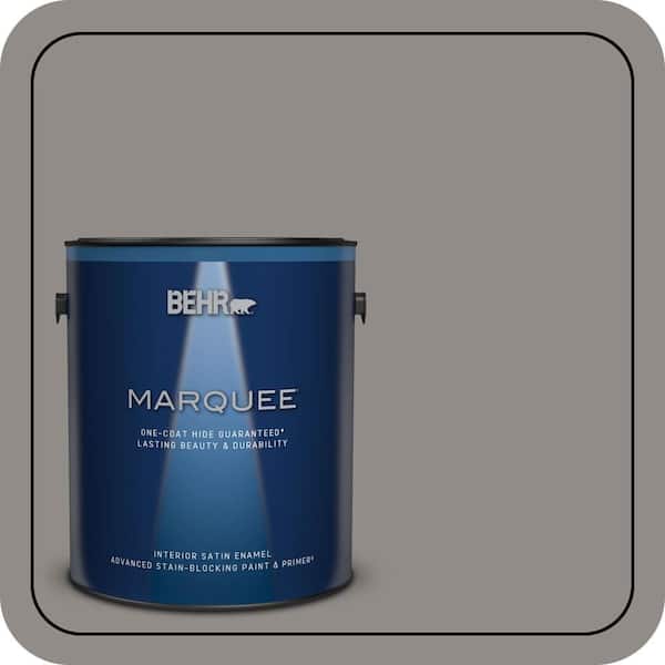 BEHR PREMIUM PLUS 1 gal. #790F-4 Creek Bend Semi-Gloss Enamel Low Odor Interior Paint & Primer (4)