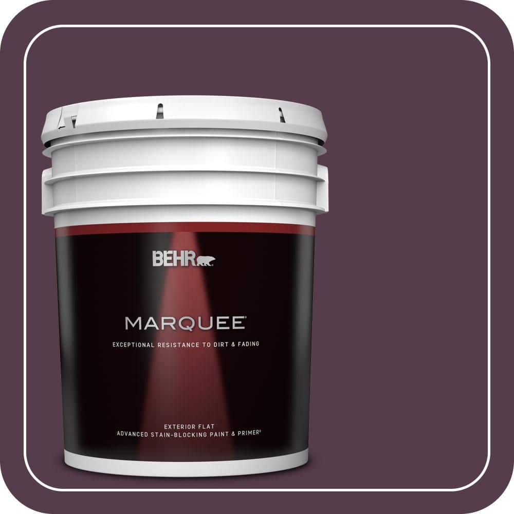 BEHR MARQUEE 5 gal. #T15-4 Your Majesty Flat Exterior Paint & Primer (1)