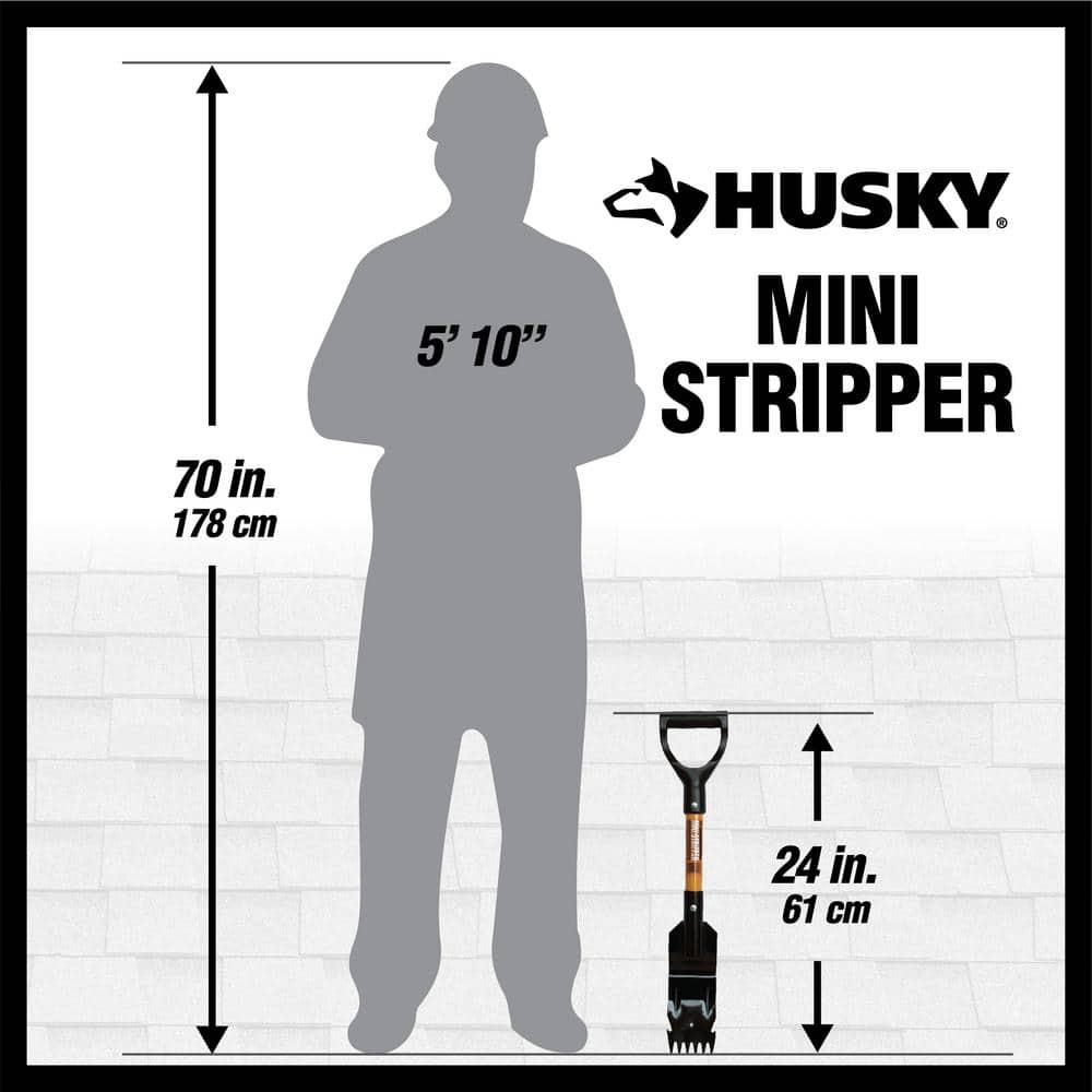 Husky 24 in. Mini Shingle Stripper Roof Shovel (3)