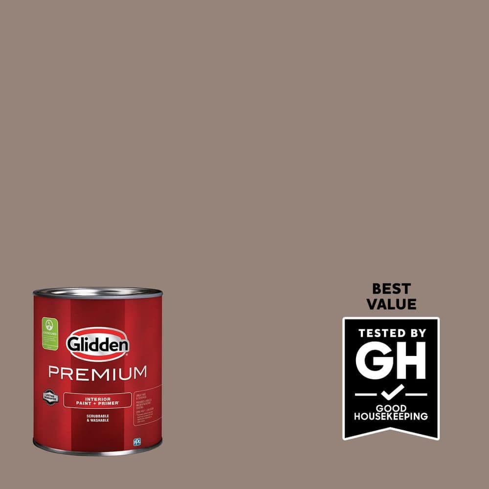 Glidden Premium 1 qt. #PPG1075-5 Ranch Mink Eggshell Interior Latex Paint (1)