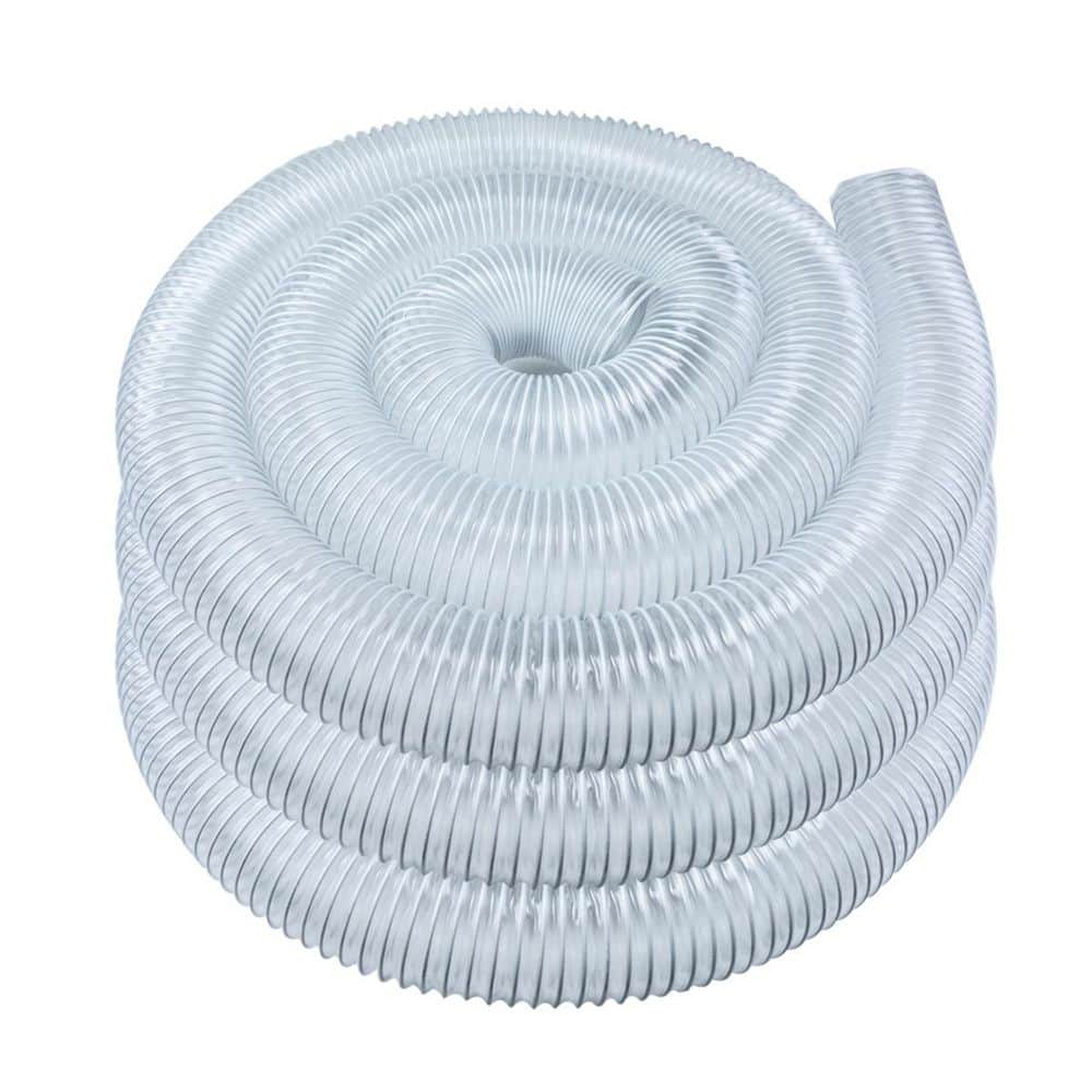 ‎POWERTEC PVC Dust Collection Hose (4 in. x 20 ft.) Flexible Clear View Heavy-Duty PVC Hose (3)
