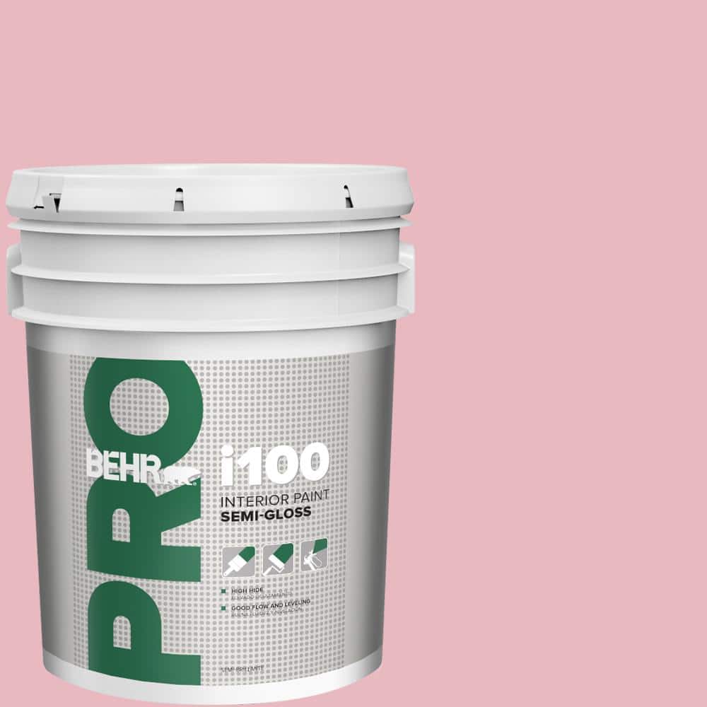BEHR PRO 5 gal. #M150-2 Peppermint Stick Semi-Gloss Interior Paint