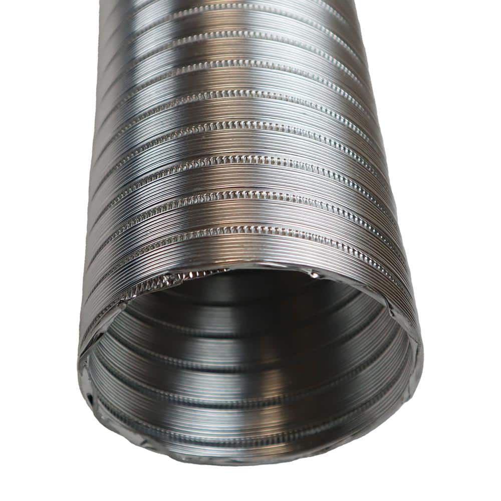Rubber-Cal Aluminum Flex 280-Compressible- x 9.84 ft. Flexible Duct (4)