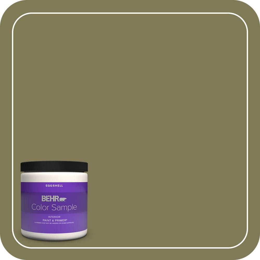 BEHR PREMIUM PLUS Home Decorators Collection #HDC-AC-17 Meadowland Flat Interior/Exterior Paint & Primer Color Sample (1)
