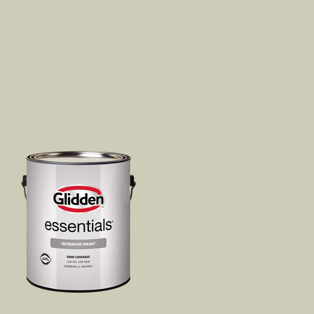Glidden Essentials 1 gal. PPG1123-4 Only Olive Semi-Gloss Interior Paint