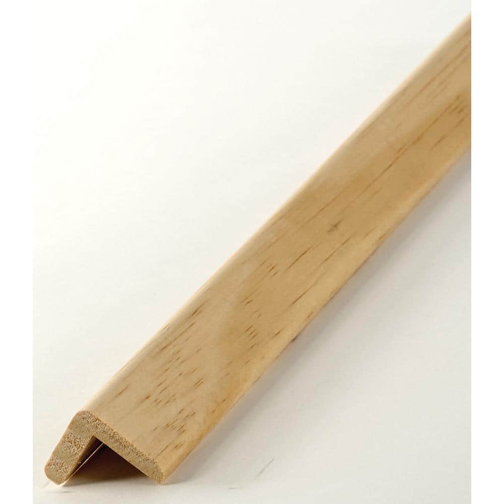 Alexandria Moulding 1-5/16 in. D x 1-5/16 in. W. x 96 in. L Pine Wood Outside Corner Drip Cap Molding Pack 6-Pack (2)