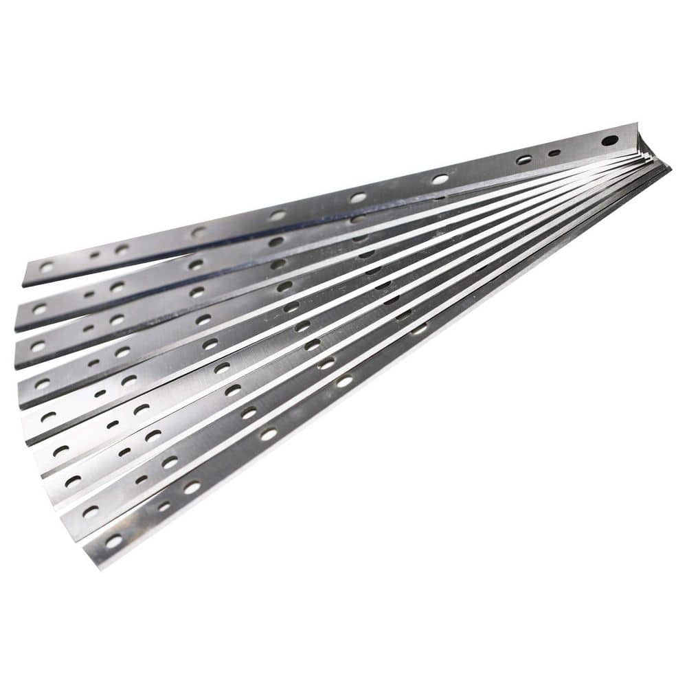 LAIFUCAM 12-1/2 in. High Speed Steel Planer Blades with Double Sided Edge for Planer Knives Compatible 9 Pack (1)