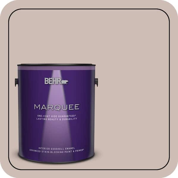 BEHR MARQUEE 1 gal. #N150-2 Smokey Pink Eggshell Enamel Interior Paint & Primer (2)