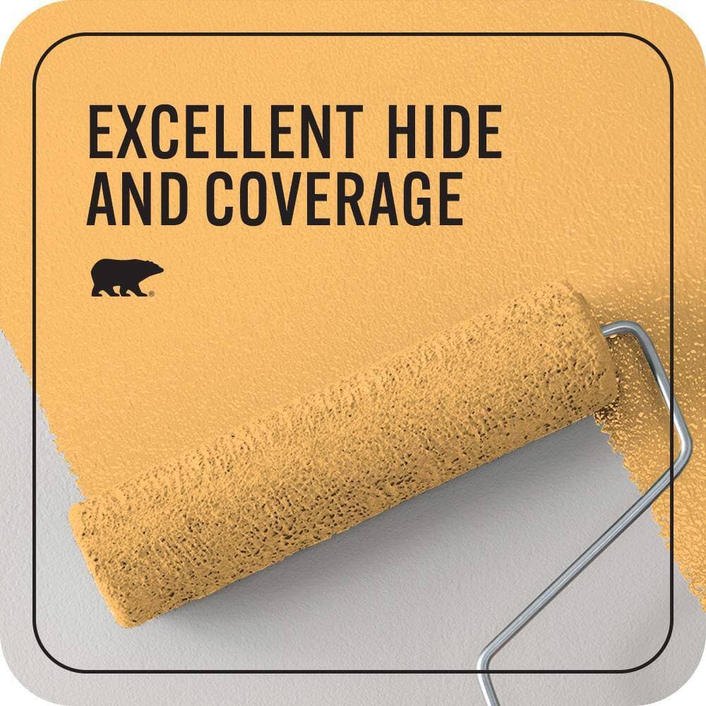 BEHR PREMIUM PLUS 1 qt. #P250-5 Solar Storm Flat EcoMix Plant-Based Interior Paint & Primer (2)