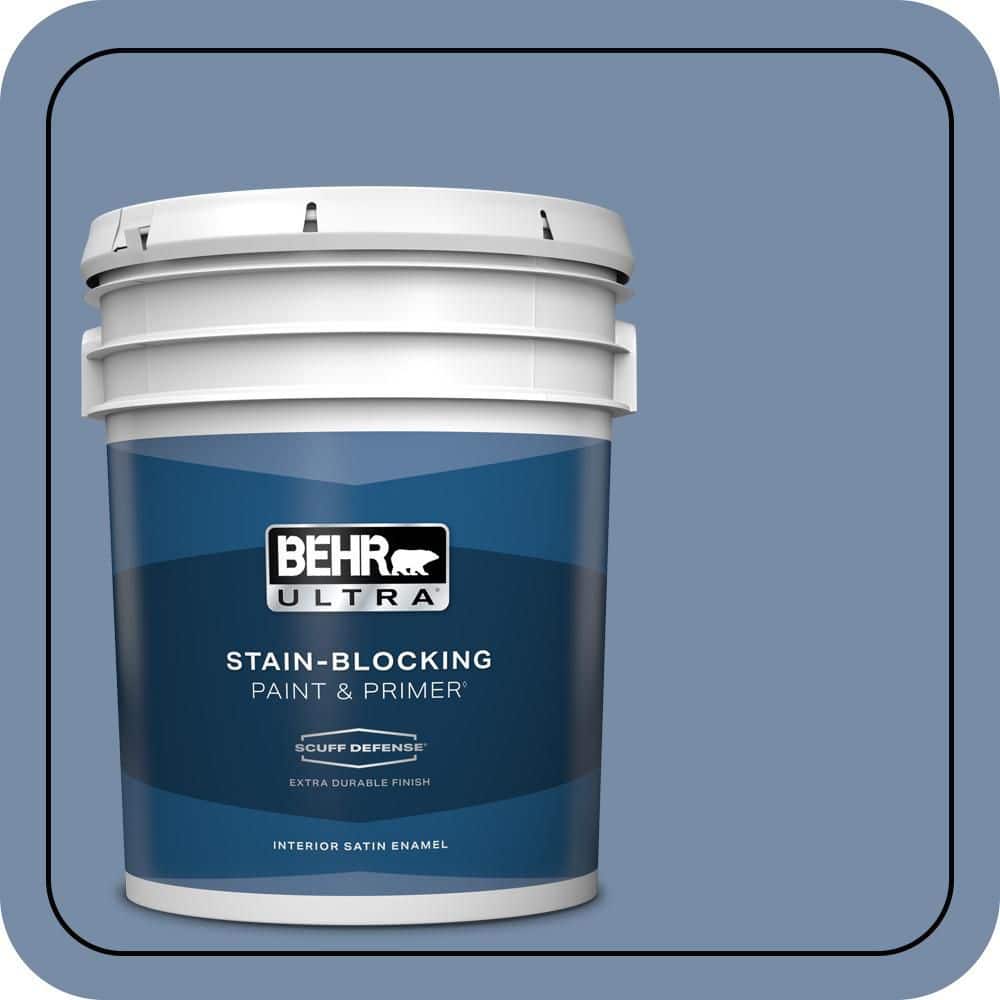 BEHR ULTRA 5 gal. #590F-5 Magic Spell Extra Durable Satin Enamel Interior Paint & Primer