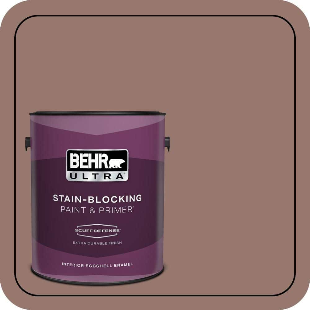 BEHR ULTRA 1 gal. #N160-5 Chocolate Delight Extra Durable Eggshell Enamel Interior Paint & Primer