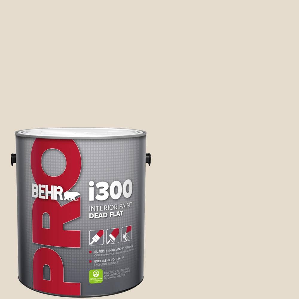 BEHR PRO 1 gal. #W-B-720 Oyster Dead Flat Interior Paint
