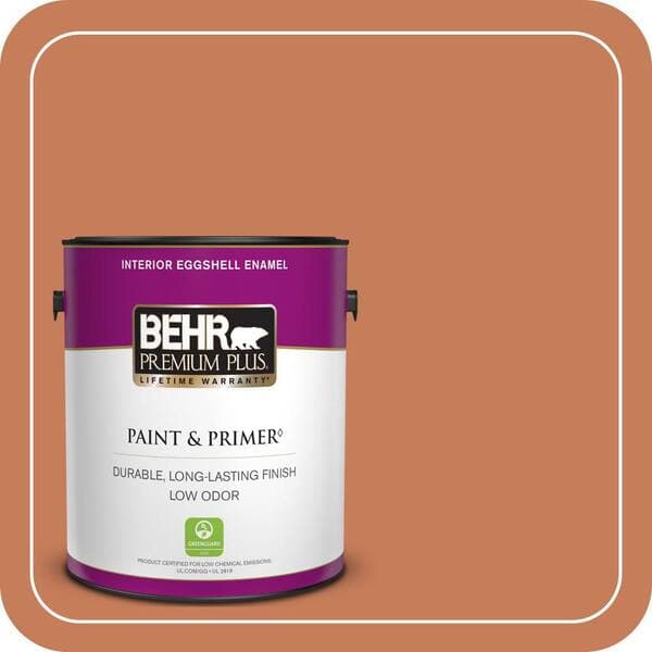 BEHR PREMIUM PLUS #M210-6 Orange Liqueur Enamel Low Odor & Primer (4)