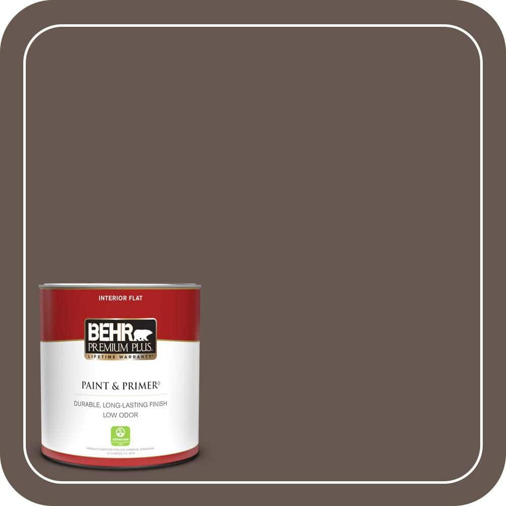 BEHR PREMIUM PLUS Home Decorators Collection #HDC-FL14-10 Pine Cone Brown Flat Low Odor & Primer (1)