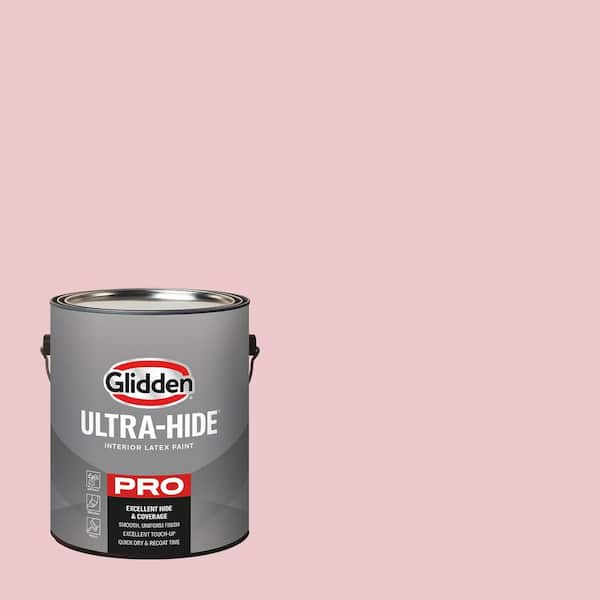 Glidden Ultra-Hide 1 gal. PPG1051-2 Pink Cardoon Eggshell Interior Paint (2)