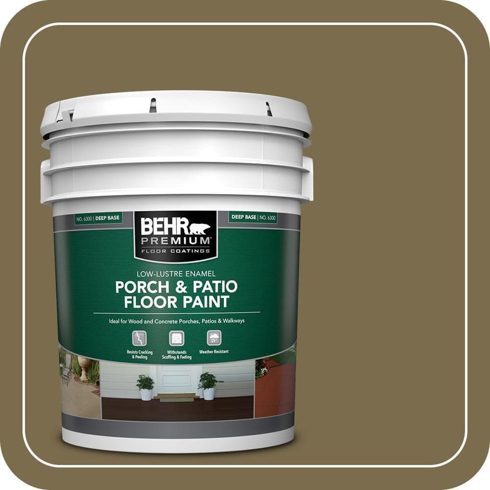 BEHR PREMIUM #PPU8-01 Low-Lustre Enamel Interior/Exterior Porch and Patio Floor Paint (1)