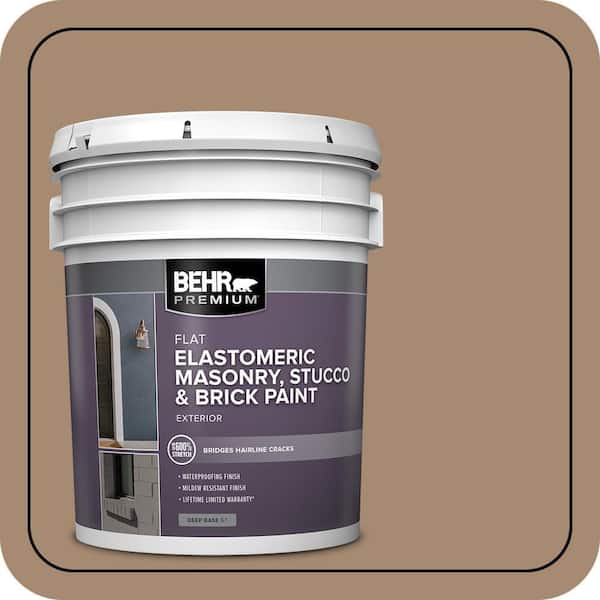 BEHR PREMIUM 5 gal. #N260-5 Distant Land Elastomeric Masonry, Stucco and Brick Exterior Paint (2)