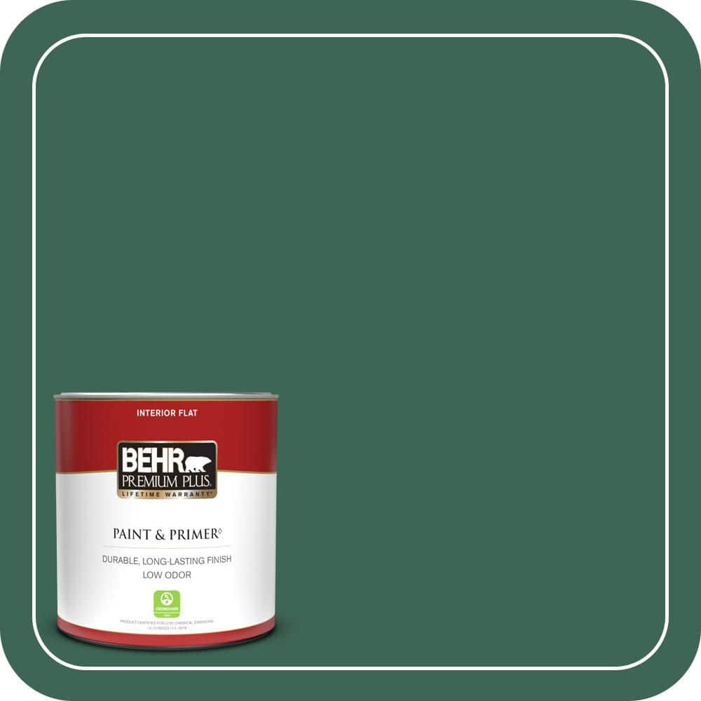 BEHR PREMIUM PLUS #480D-7 Isle of Pines Interior/Exterior Paint & Primer Color Sample (1)