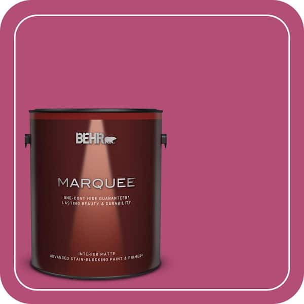 BEHR MARQUEE 1 gal. #P120-6 Diva Glam Matte Interior Paint & Primer (2)