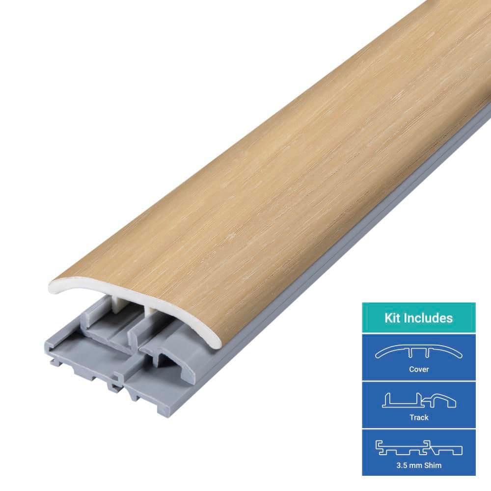 PERFORMANCE ACCESSORIES Lathem 0.31 in. T x 2 in. W x 78.7 in. L Vinyl 4-in-1 Molding (3)