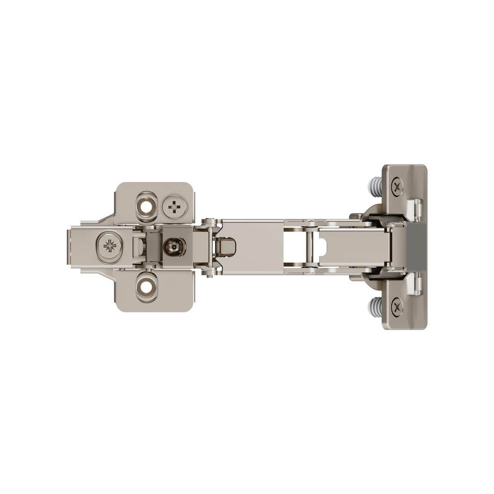 Amerock 2-Pack Nickel Full Overlay Frameless 165° Bi Fold Door Self Close Concealed Cabinet Hinges (2)