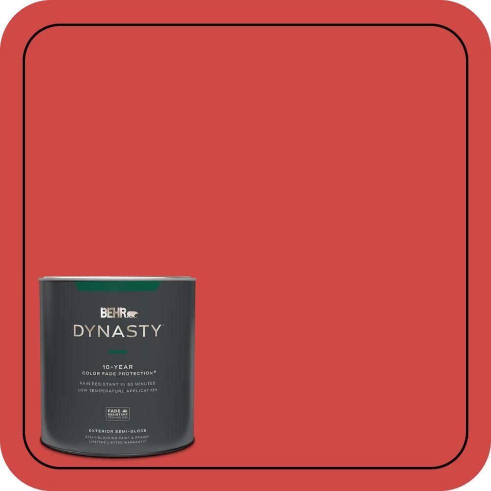 BEHR DYNASTY 1 qt. #P170-6 Race Car Stripe Semi-Gloss Exterior Stain-Blocking Paint & Primer