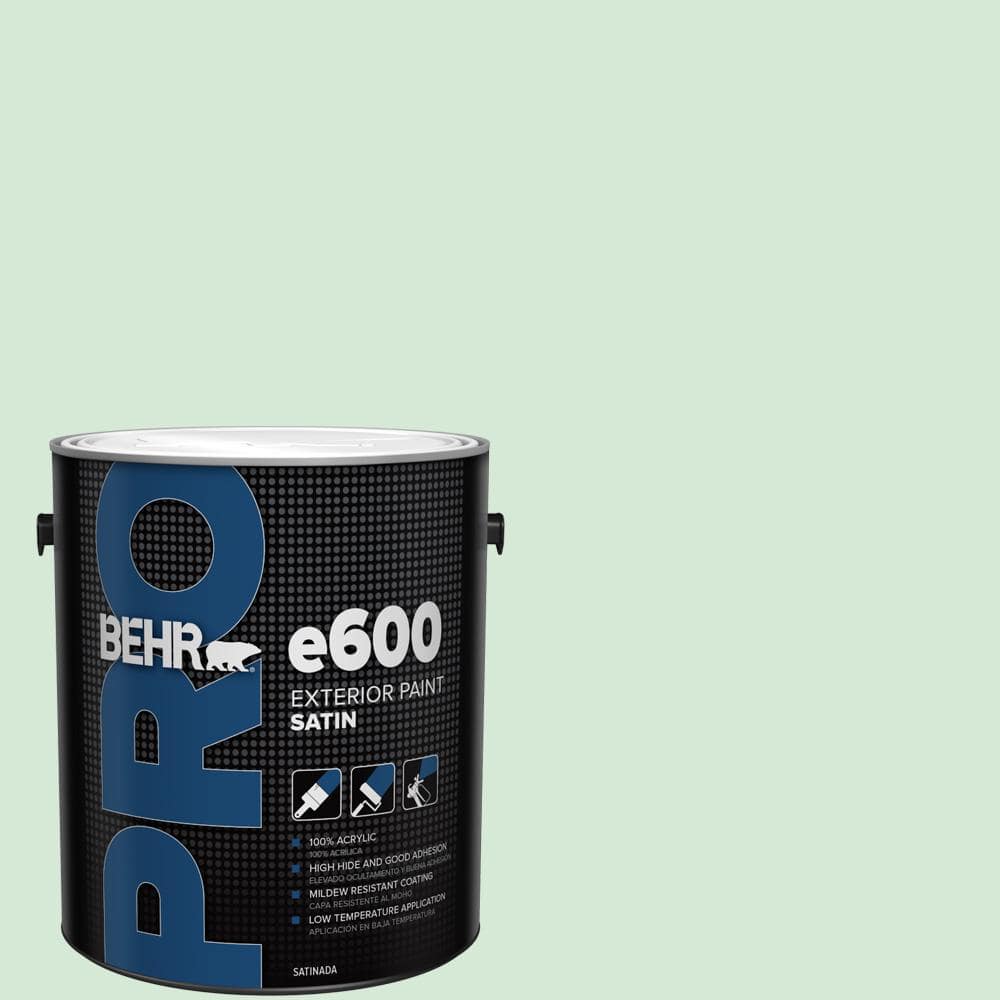 BEHR PRO 1 gal. #M410-1 Jade Mist Satin Exterior Paint