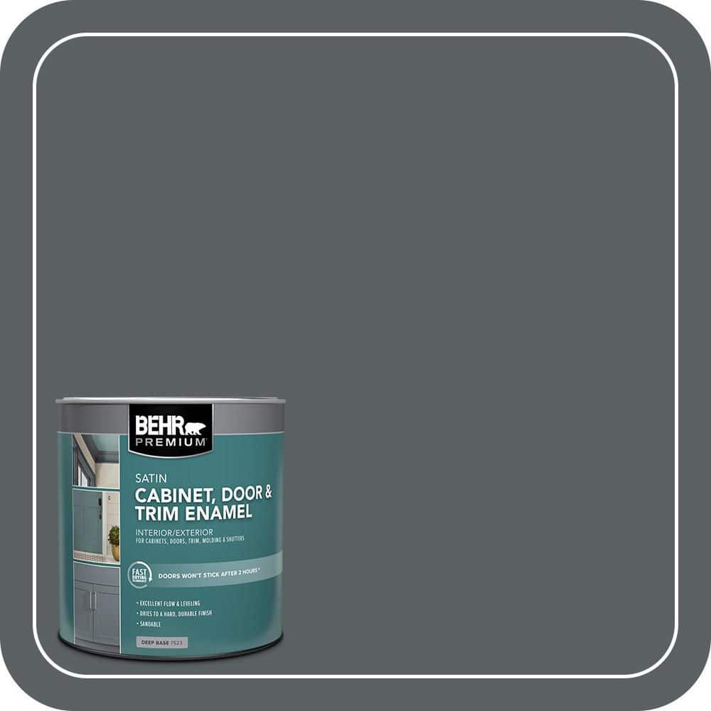 BEHR PREMIUM 1 qt. #720F-6 Paramount Satin Enamel Interior/Exterior Cabinet, Door & Trim Paint (1)