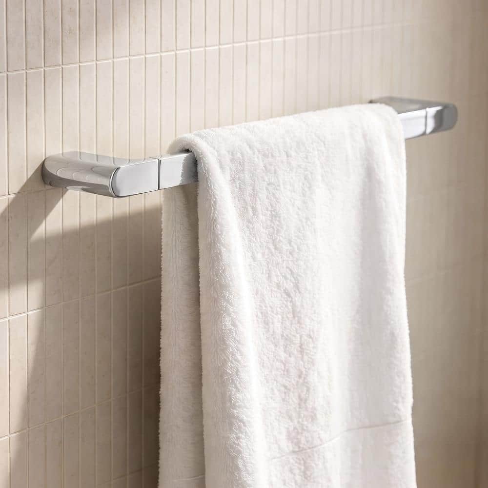 EVERSTEIN Wall Mount Towel Bar Bath Hardware Accessory Rust Resistant