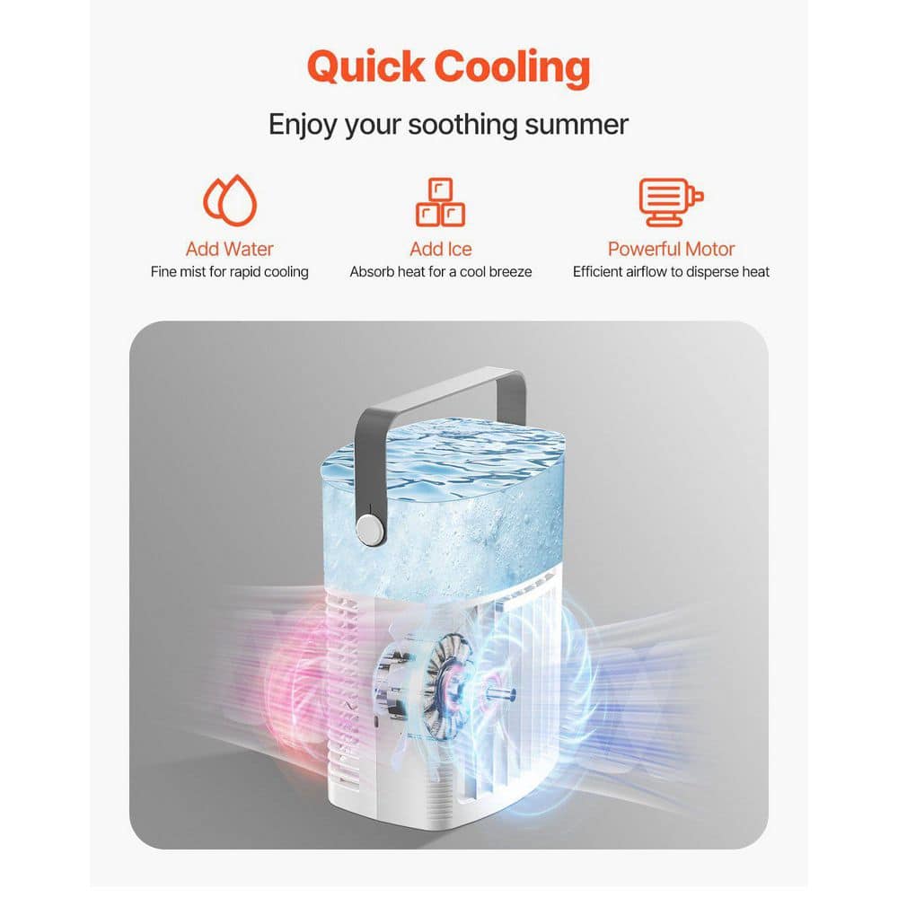 Tahanbath Portable Air Conditioner 4-in-1 Evaporative Air Cooler and Remote Control 3 Speeds (3)