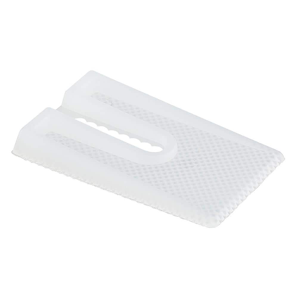 Everbilt Toilet Plastic Shims 1.96 in. x 1.18 in. x 0.24 in. Clear 100-Pieces Per Jar (3)