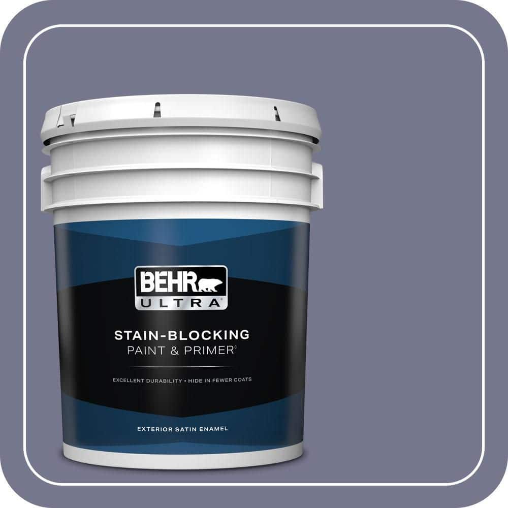 BEHR ULTRA 5 gal. #630F-5 Vintage Satin Enamel Exterior Paint & Primer