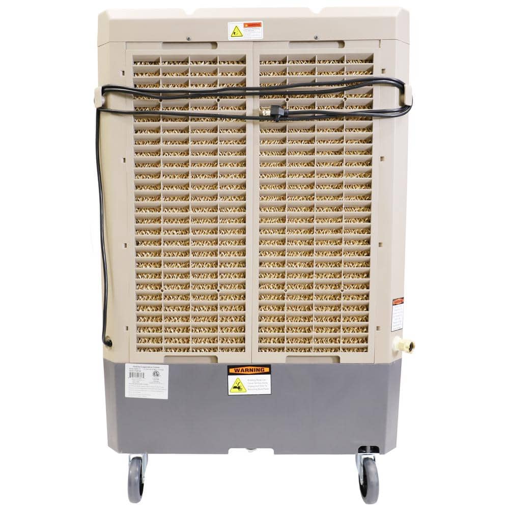 Hessaire 5,300 CFM 3-Speed Portable Evaporative Cooler (Swamp Cooler) for 1,600 sq. (4)